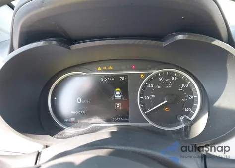 2022 Nissan Versa 1.6 Sv Xtronic Cvt из США, поврежденный, VIN 3N1CN8EV4NL862412